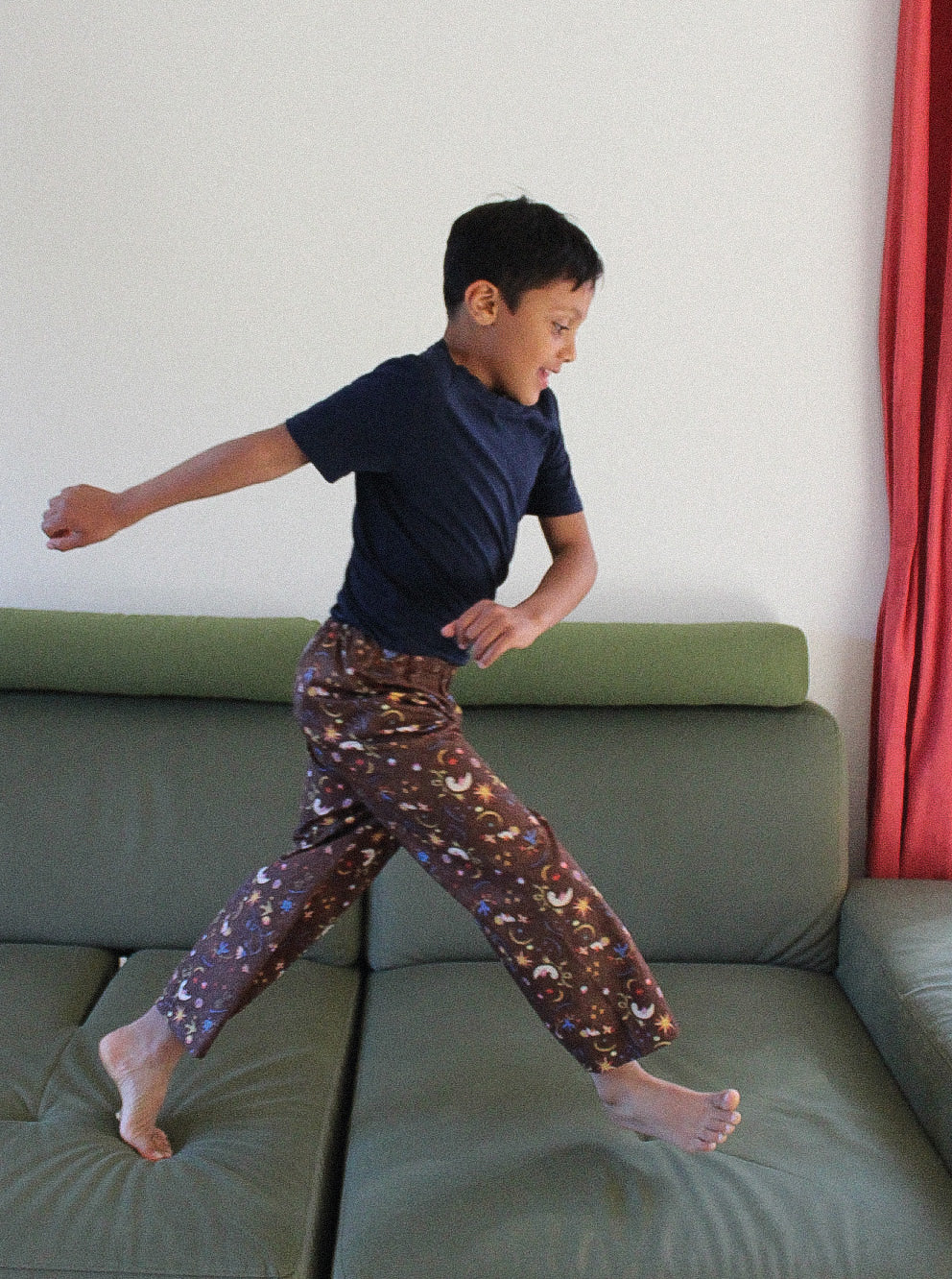 JOYFUL PANTS | Notturna print