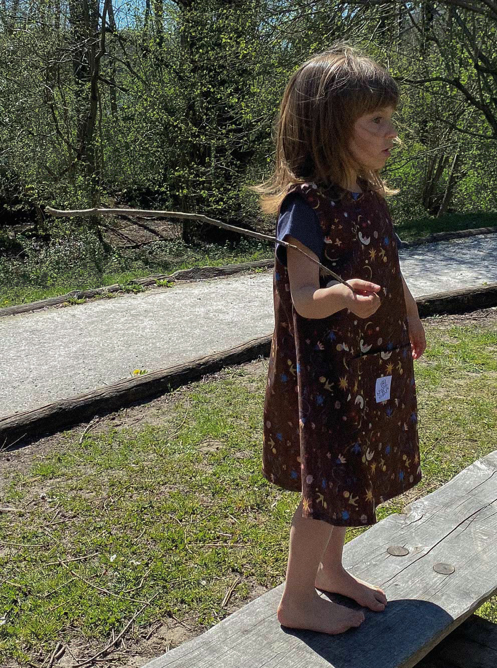 HAPPY DRESS | Notturna print