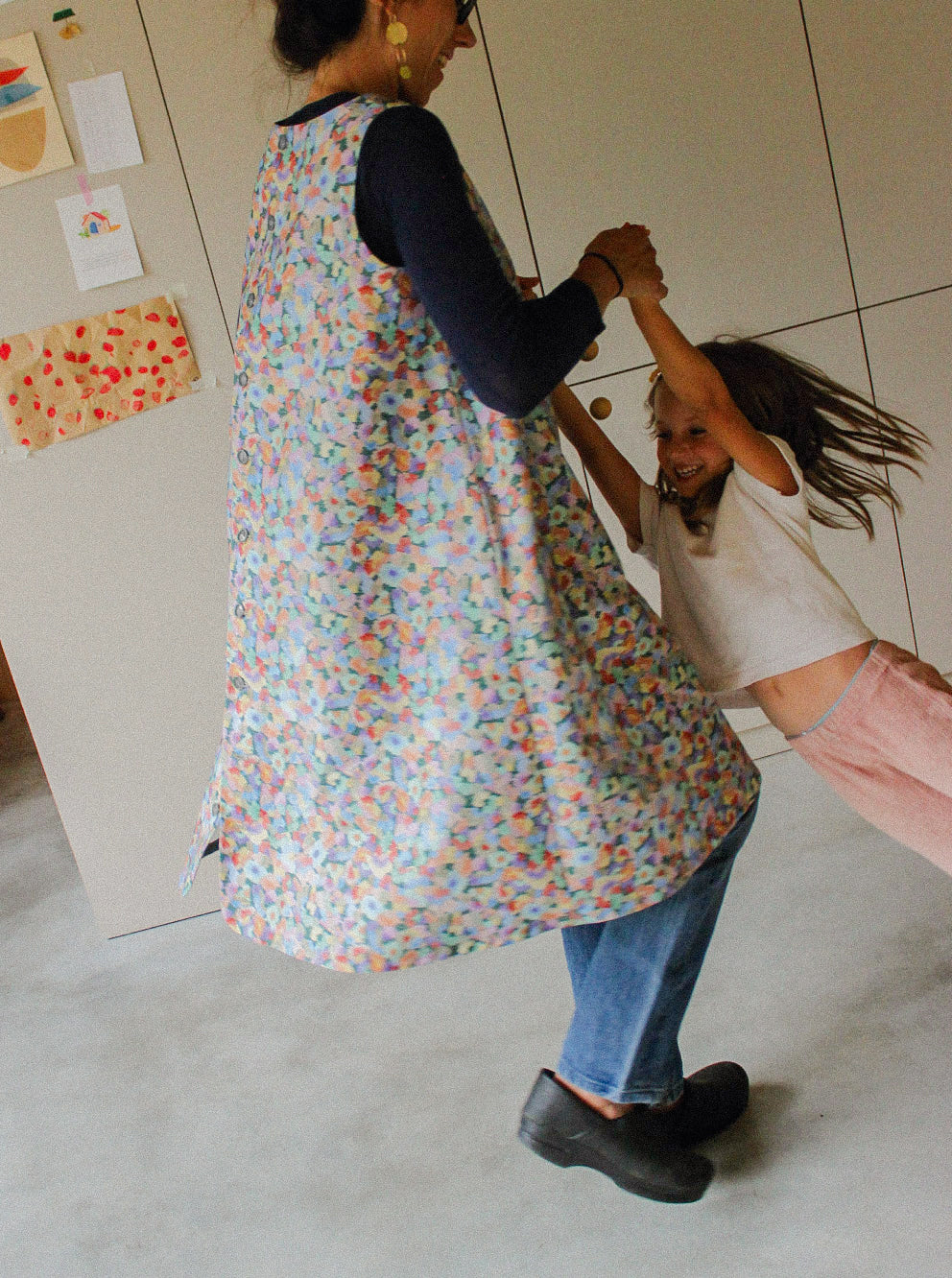 MAMA DRESS | Fabula print