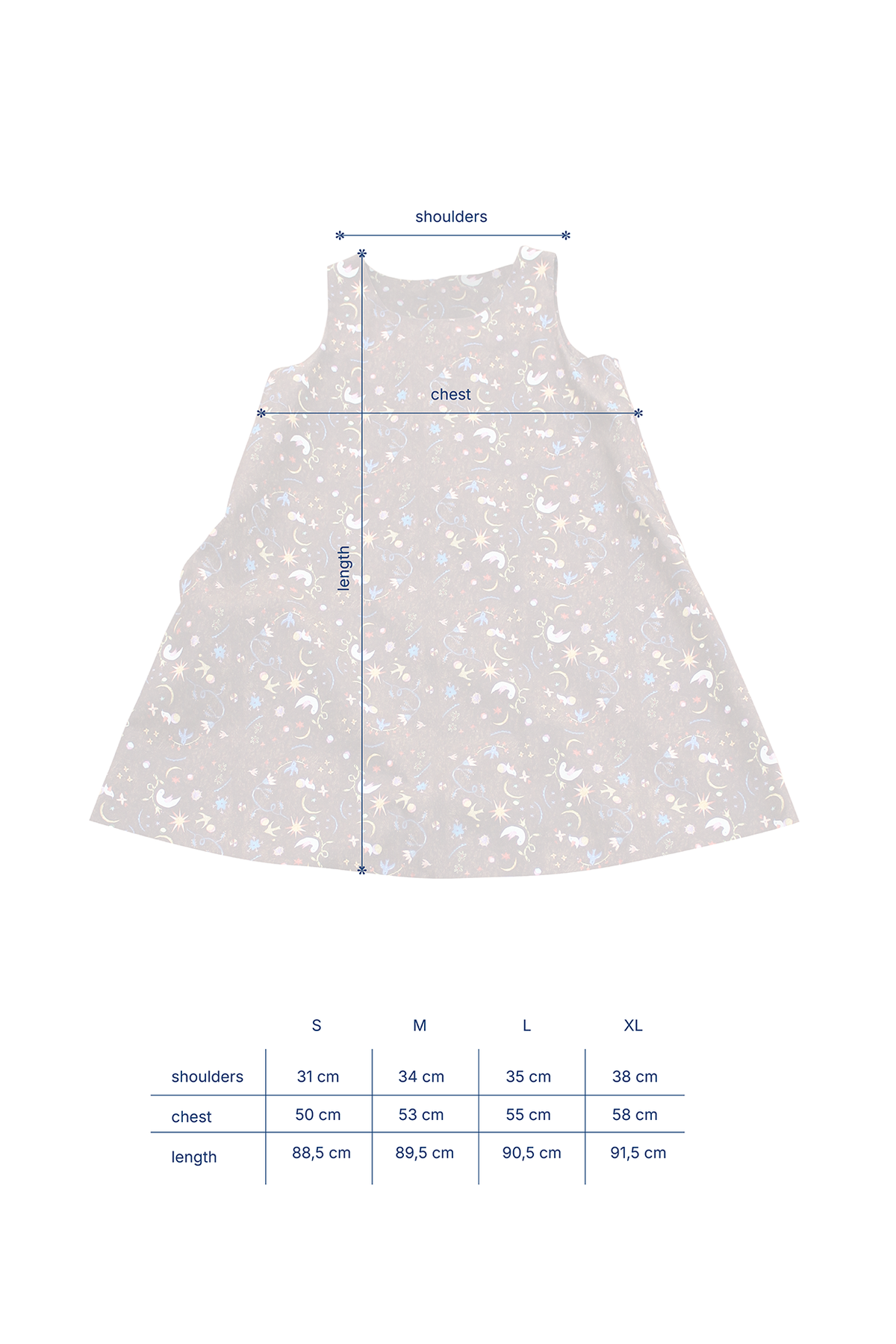 MAMA DRESS | Notturna print